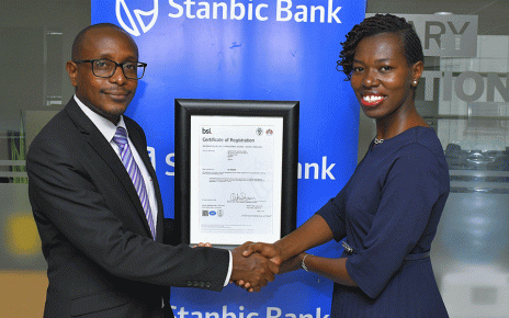 Stanbic 1st Ugandan Bank to attain ISO/IEC 27001:2013 Certification